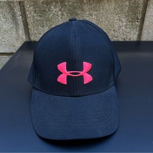 Under Armour Black And Pink Women’s Adjustable Cap